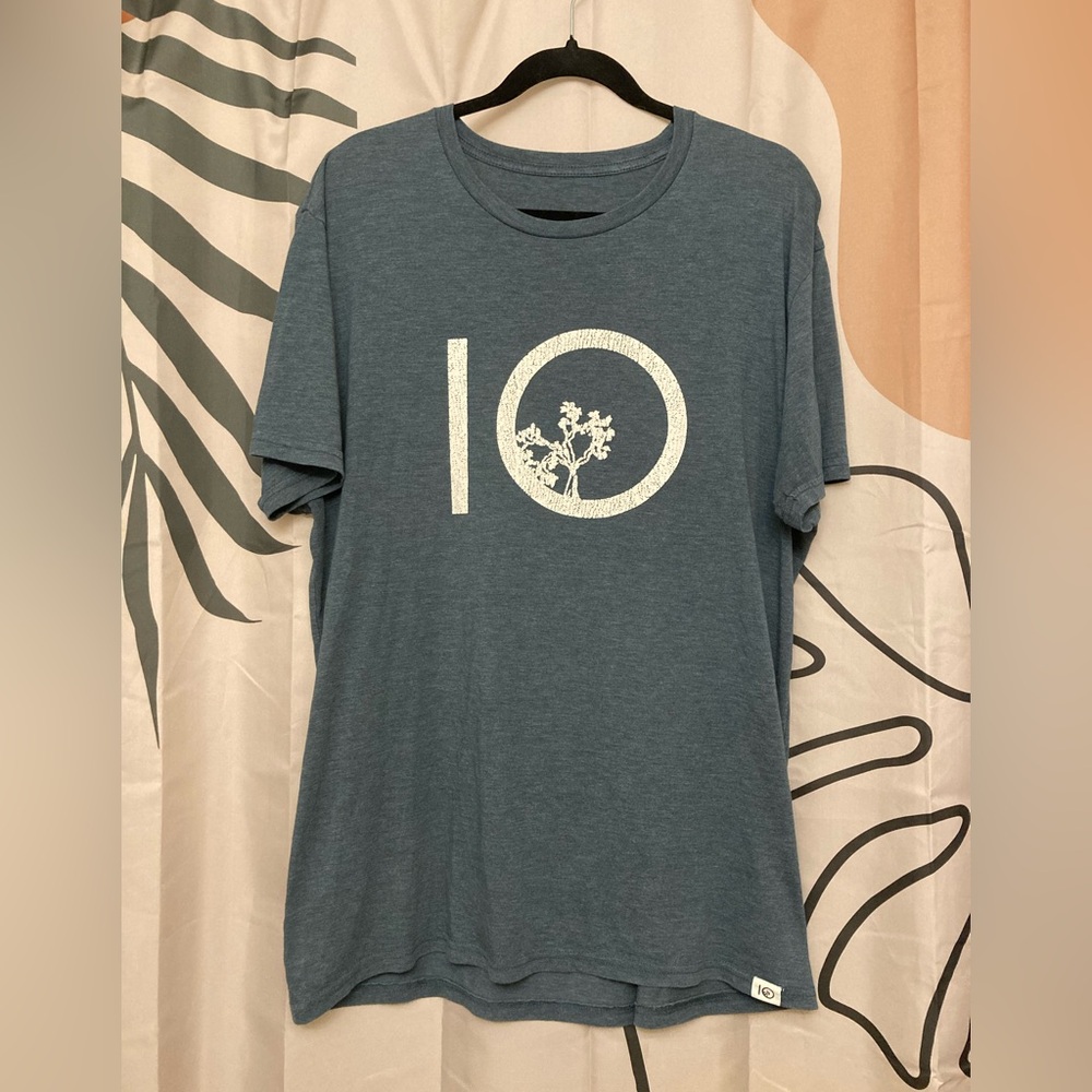 Men's Blue Tentree T-Shirt